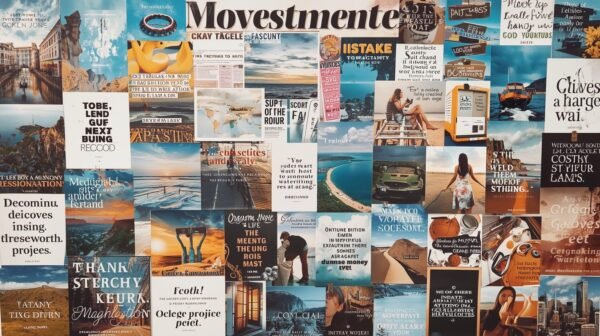 Digital Manifestation Board Wallpaper Templates